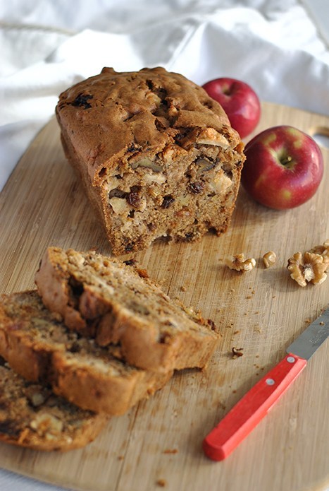 Apple Bread with Fruits and Nuts
