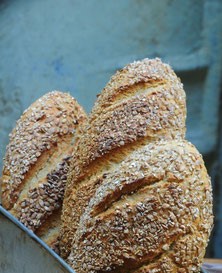 Sourdough Brown Bread (Wheat, Barley, Millet) (Vegan)
